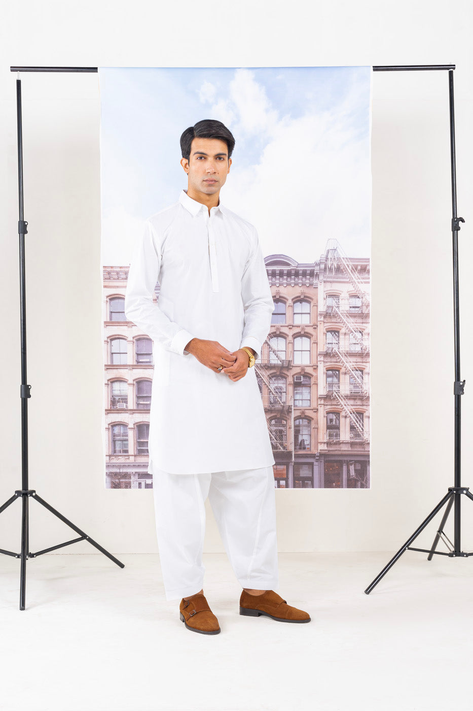 Dyed Cotton Shalwar Kameez