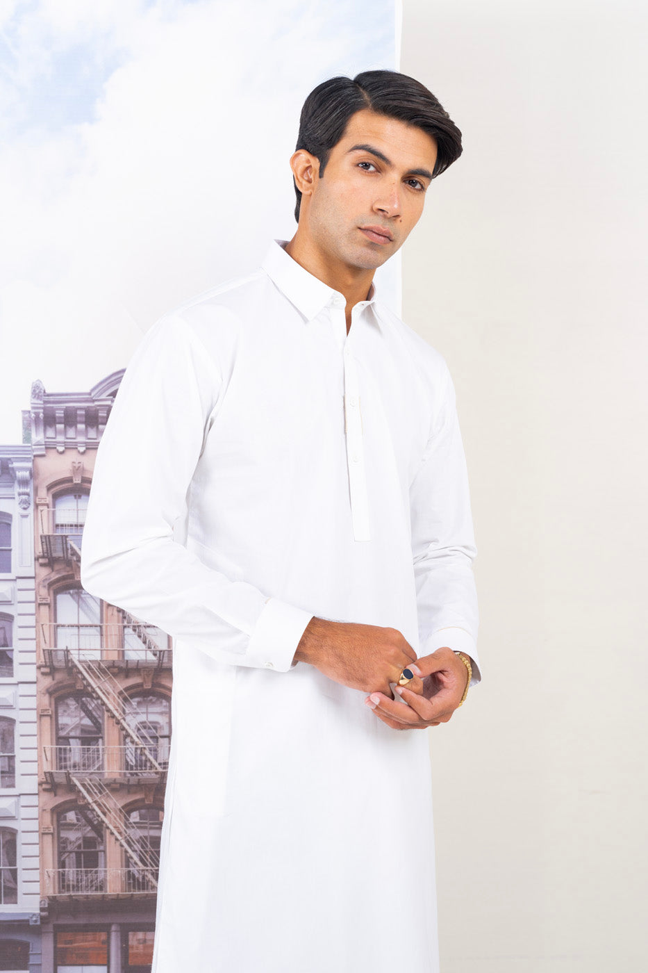 Dyed Cotton Shalwar Kameez