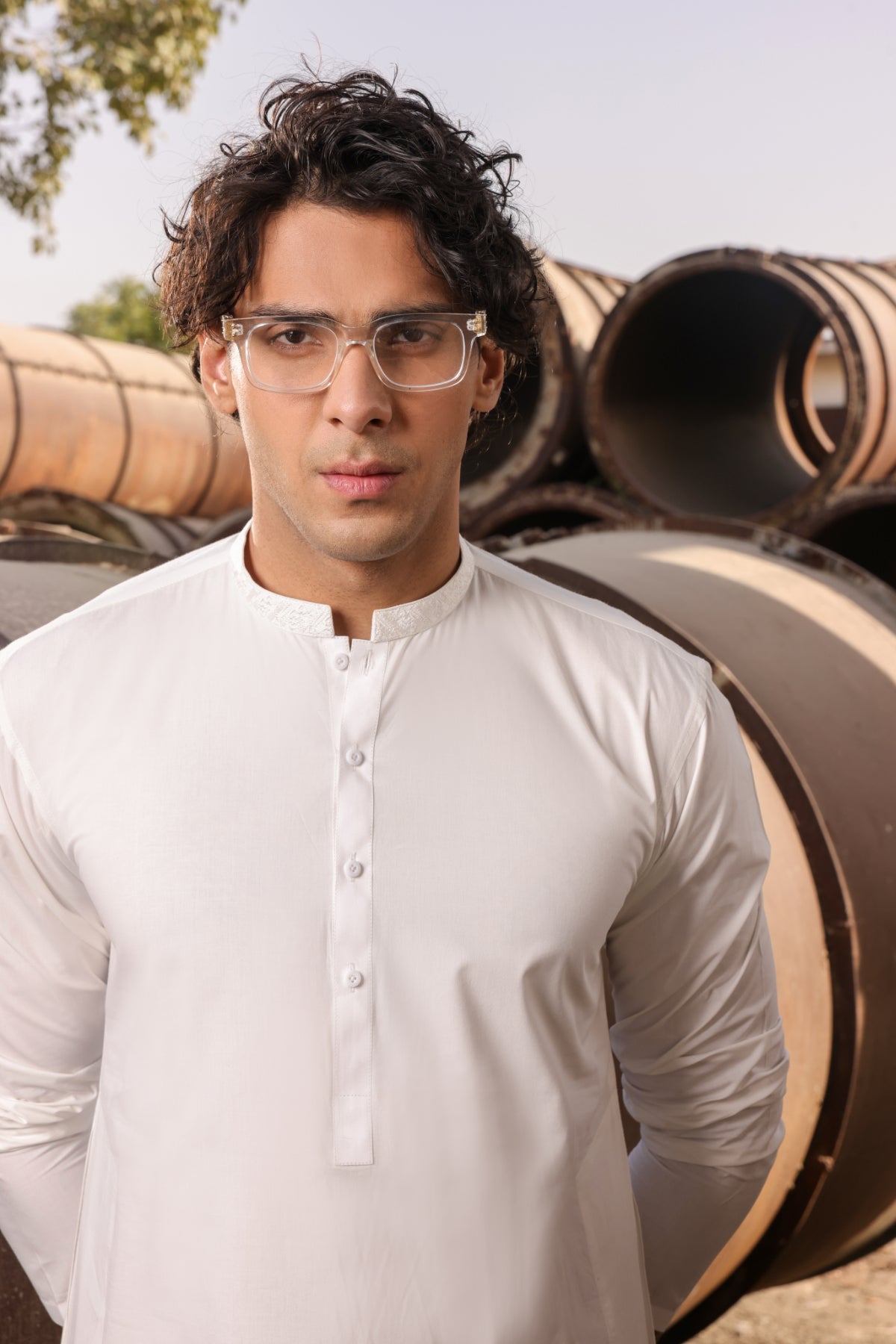 Dyed Embroidered Shahsawar Shalwar Kameez