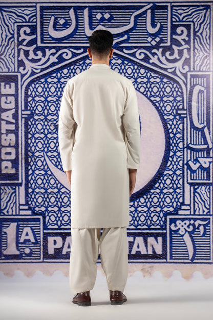 Dyed Embroidered Cambric Shalwar Kameez