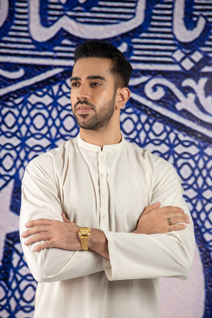 Dyed Embroidered Cambric Shalwar Kameez