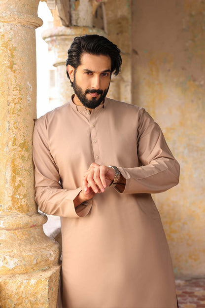 Dyed Ribbed Shalwar Kameez