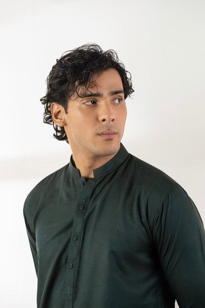 Dyed Blended Kurta