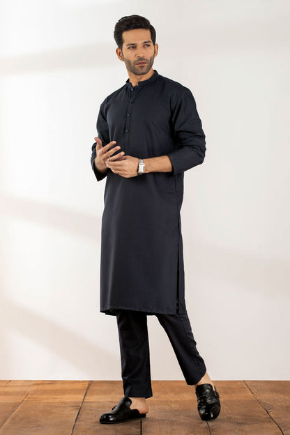 Dyed Blended Kameez Trouser