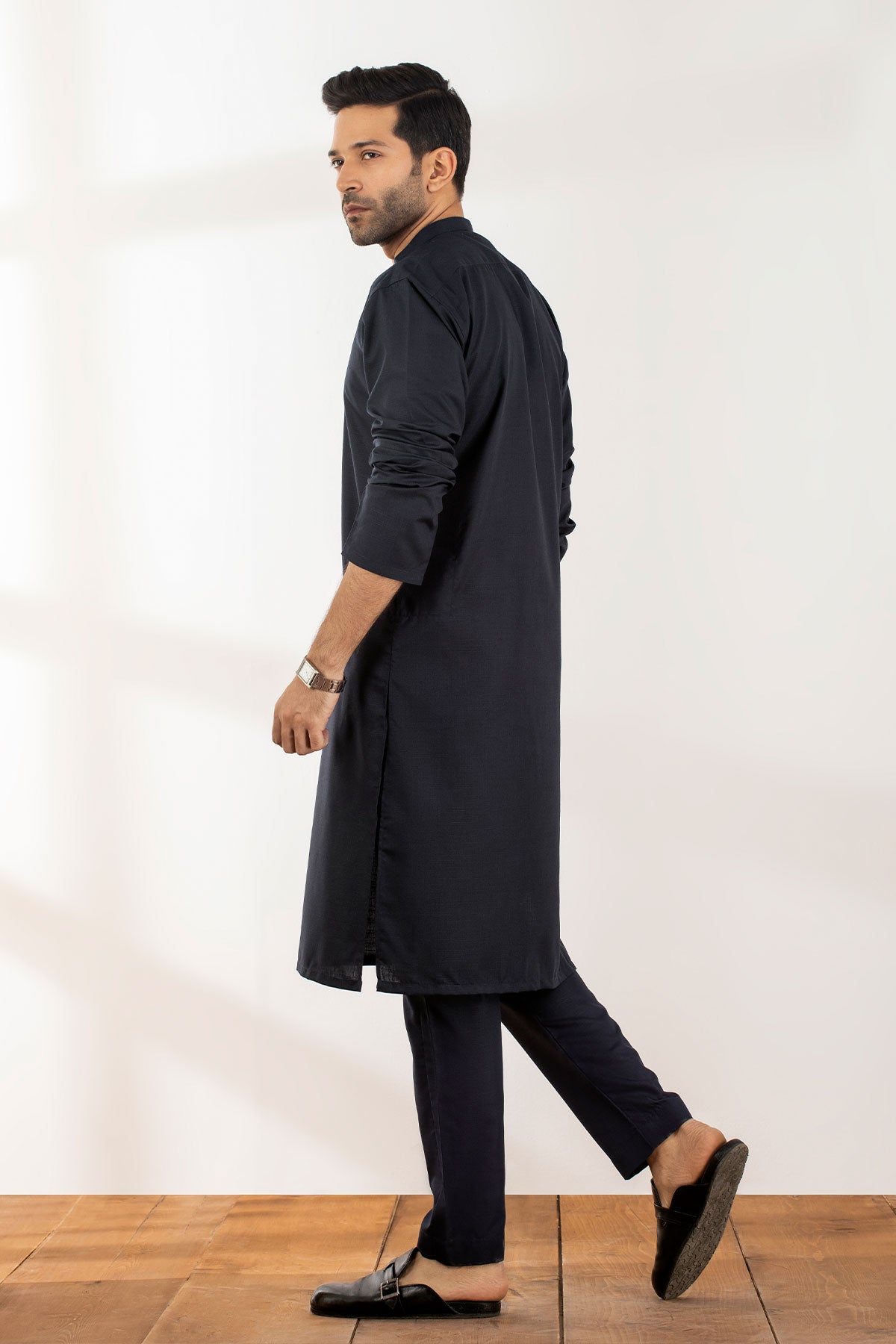 Dyed Blended Kameez Trouser