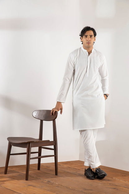 Dyed Blended Kameez Trouser