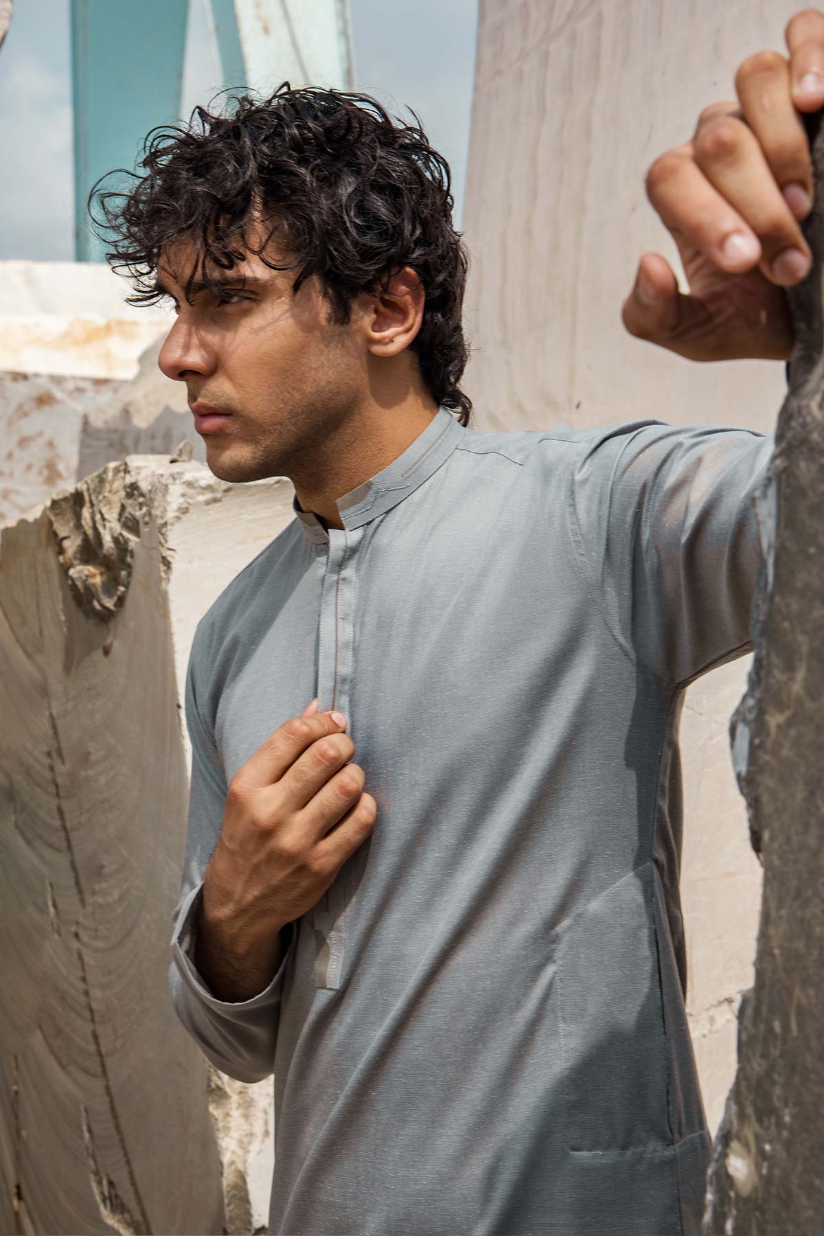 Dyed Blended Kurta Shalwar