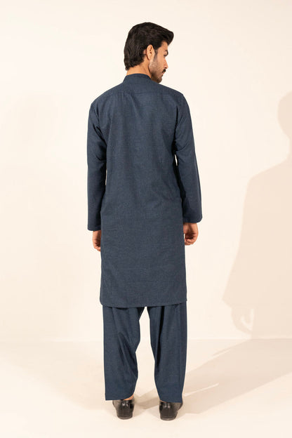 Dyed Wool Blended Kurta Shalwar