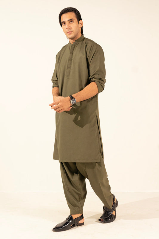Dyed Blended Shalwar Kameez