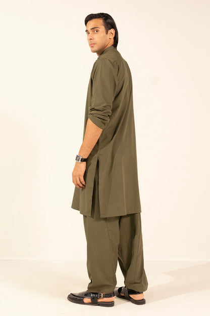 Dyed Blended Shalwar Kameez