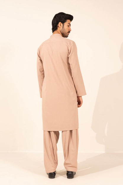 Dyed Embroidered Shahsawar Shalwar Kameez