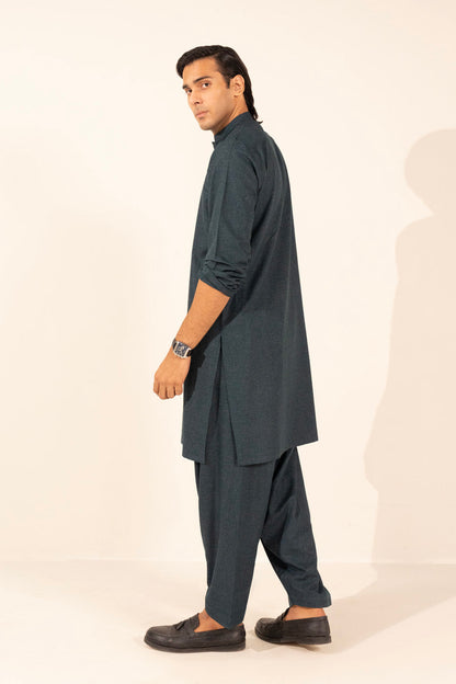 Dyed Wool Kurta Shalwar