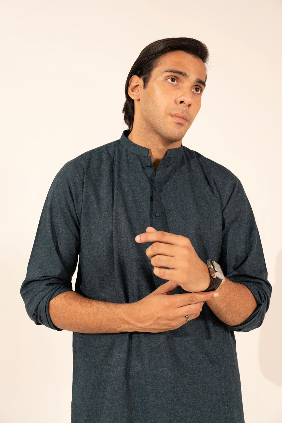 Dyed Wool Kurta Shalwar