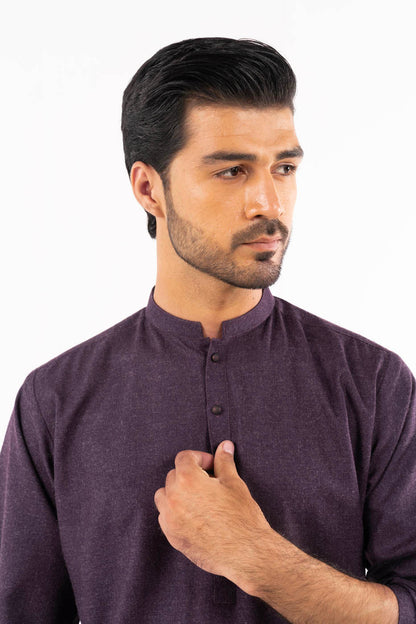 Dyed Wool Kurta Shalwar