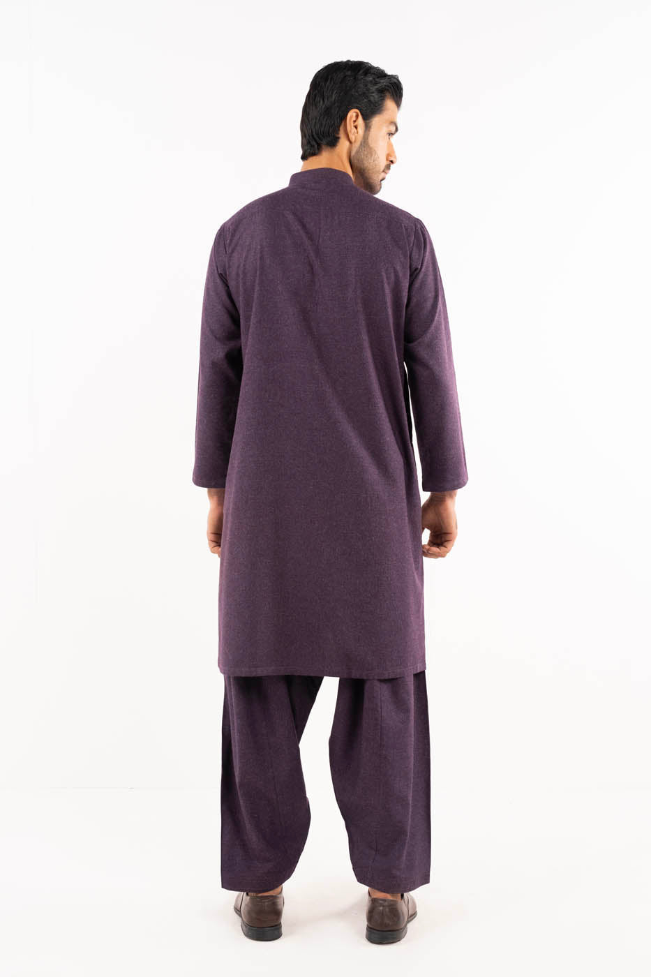 Dyed Wool Kurta Shalwar