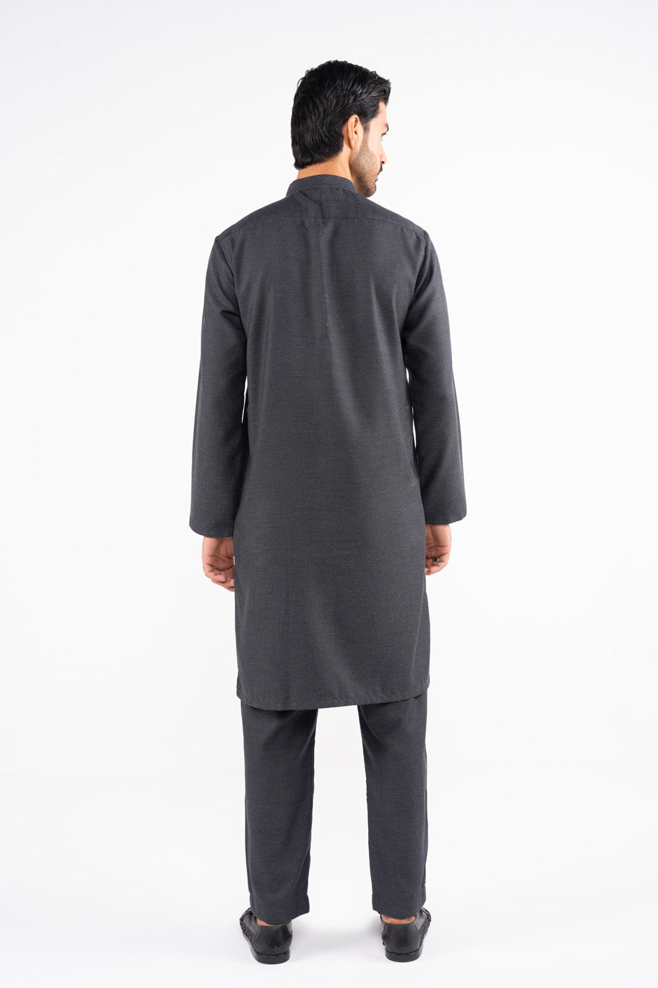 Dyed Blended Kurta Trouser