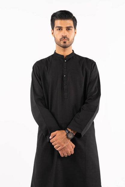 Dyed Embroidered Khaddar Shalwar Kameez