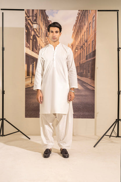 Dyed Embroidered Shahsawar Kameez Shalwar