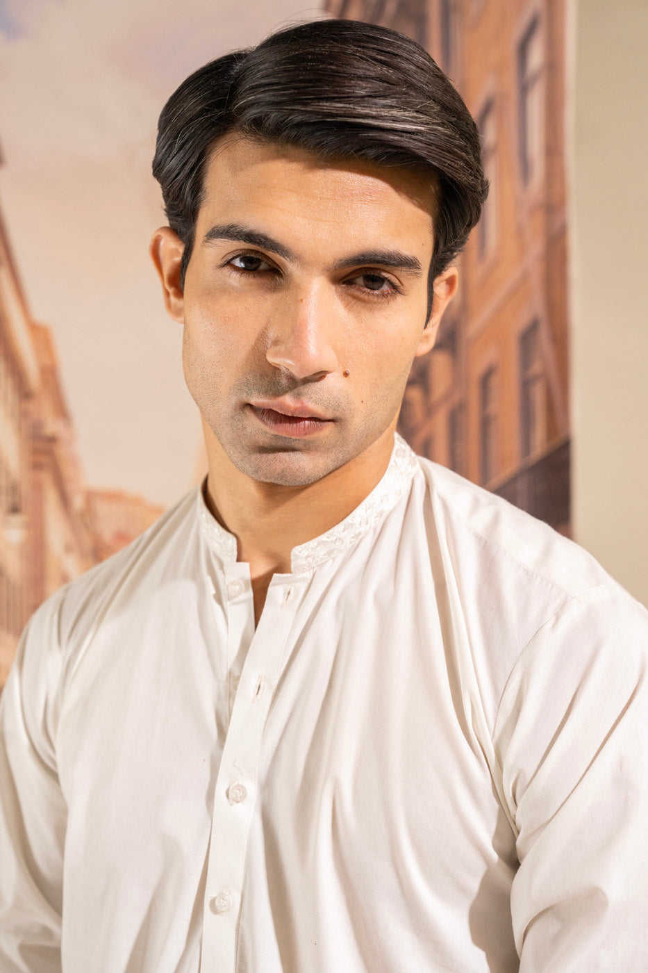 Dyed Embroidered Shahsawar Kameez Shalwar