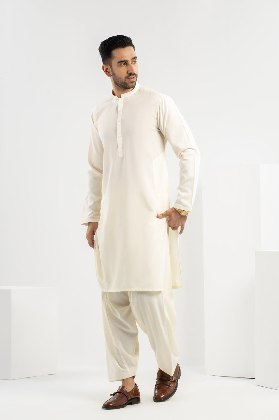 Dyed Blended Kurta Shalwar