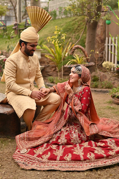 Blood Red Bridal Dress