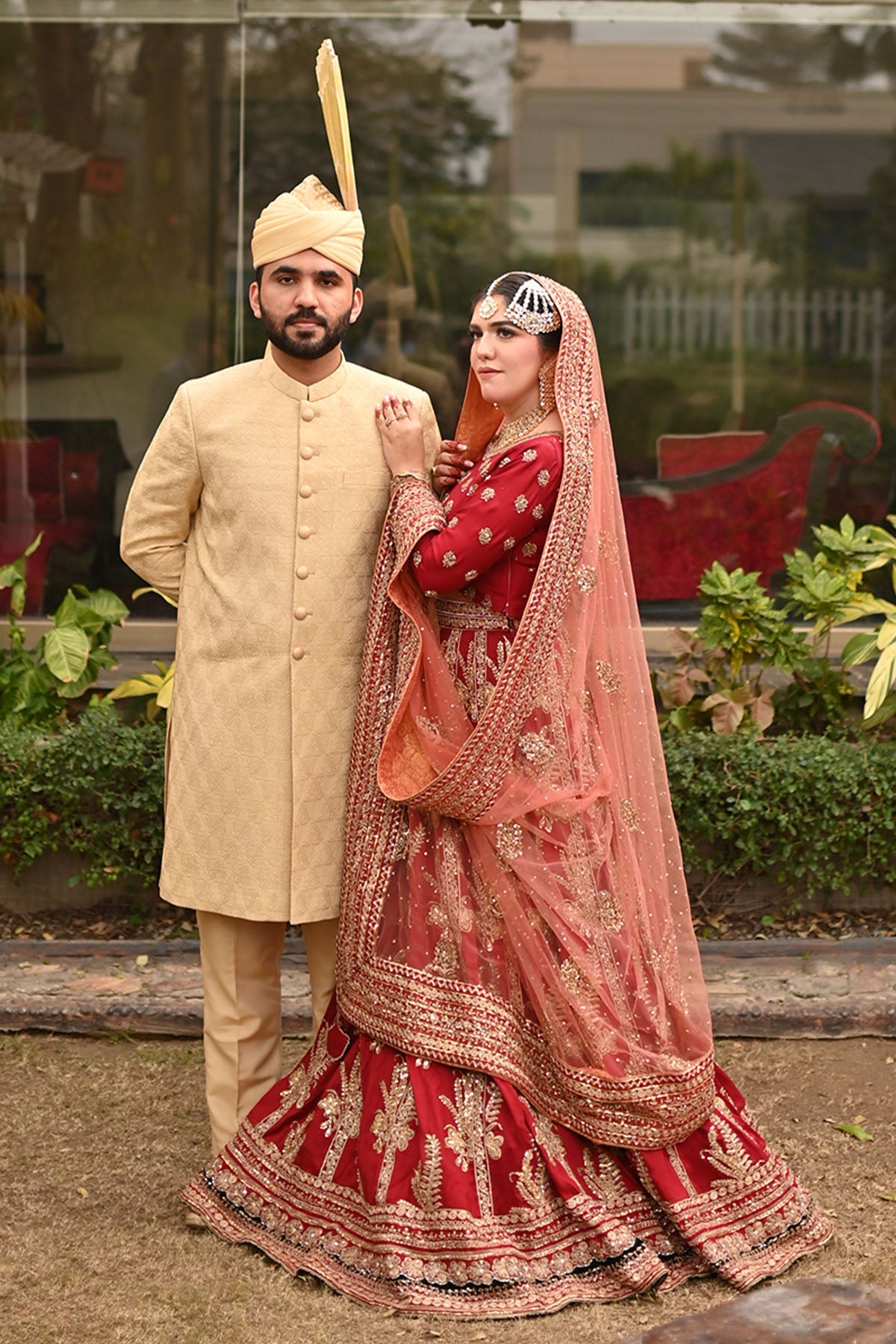 Blood Red Bridal Dress