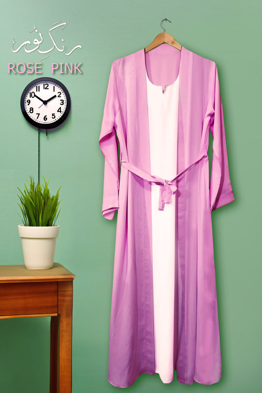 Bustangi - Rose Pink Abaya