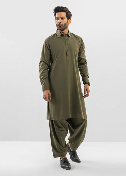Dyed Blended Shalwar Kameez