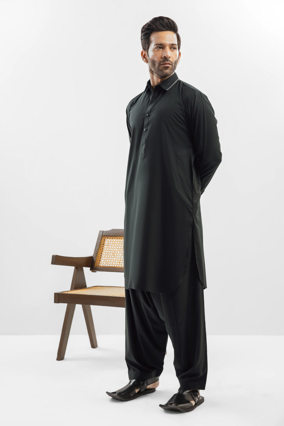 Dyed Blended Shalwar Kameez