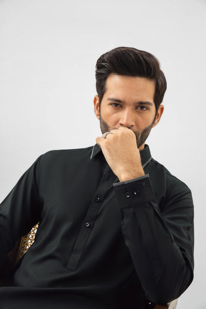 Dyed Blended Shalwar Kameez
