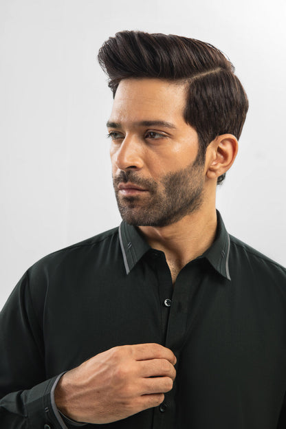 Dyed Blended Shalwar Kameez