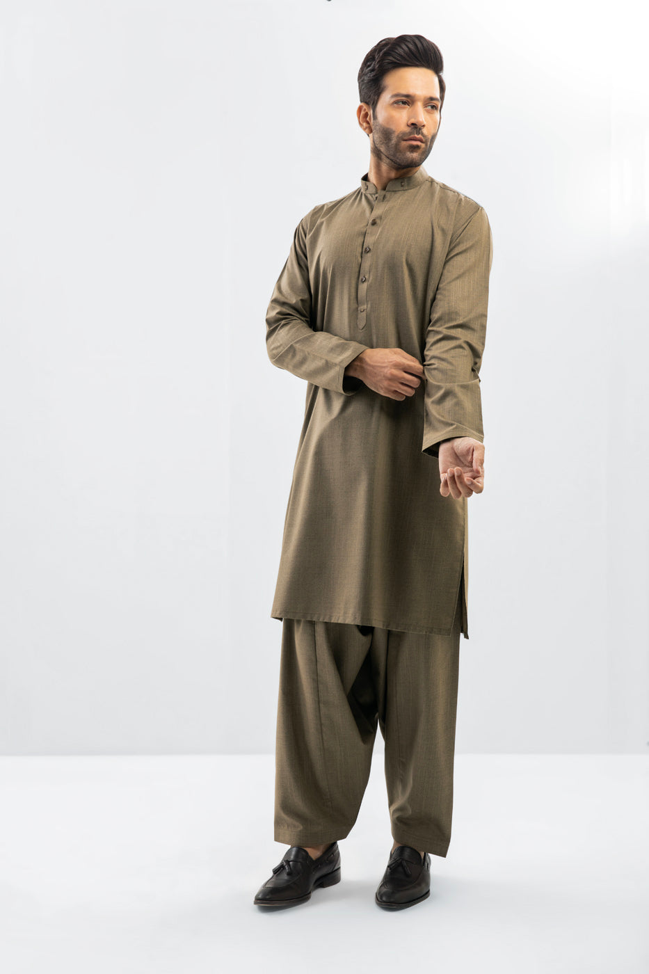 Dyed Blended Shalwar Kameez