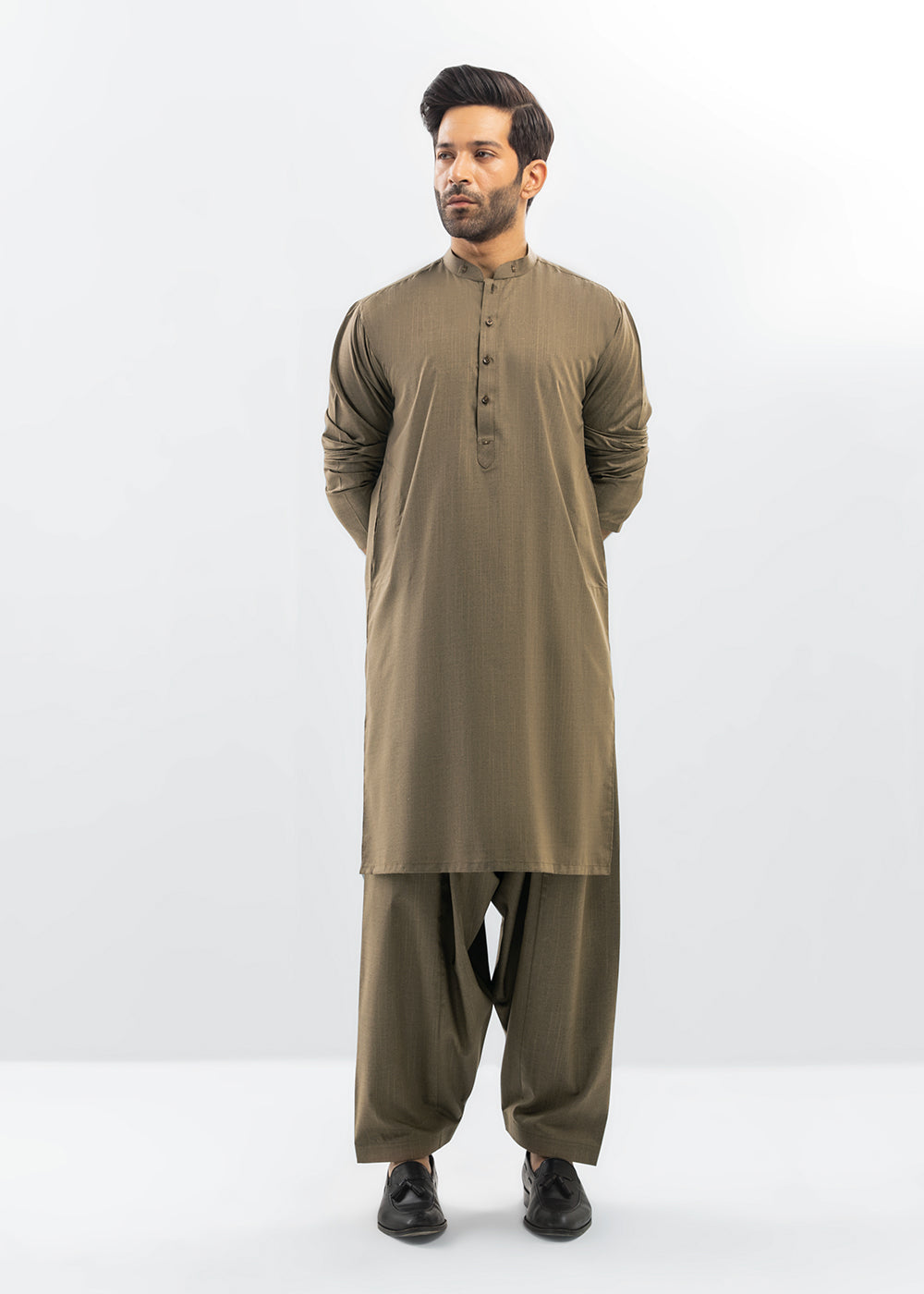 Dyed Blended Shalwar Kameez