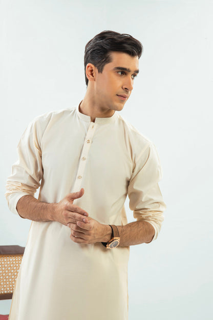 Dyed Embroidered Cotton Shalwar Kameez