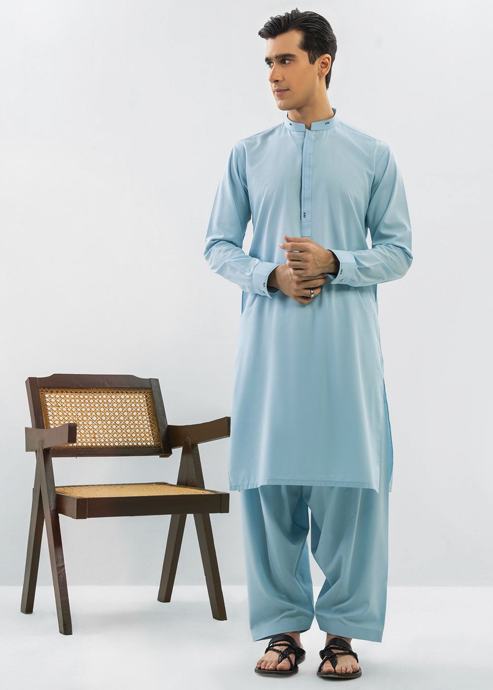 Dyed Blended Shalwar Kameez