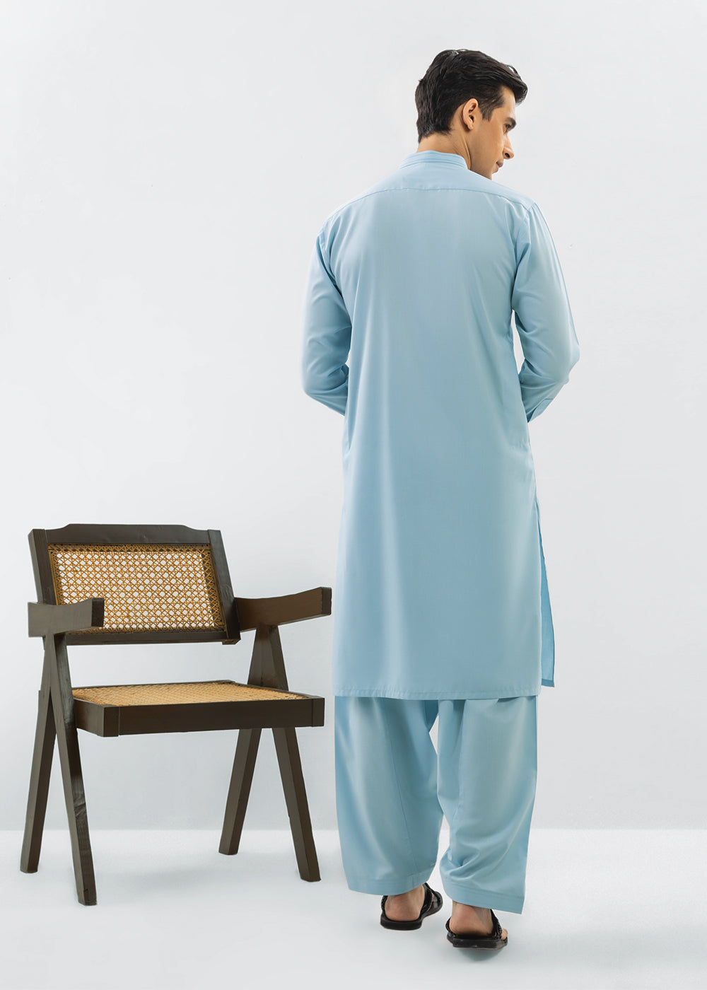 Dyed Blended Shalwar Kameez