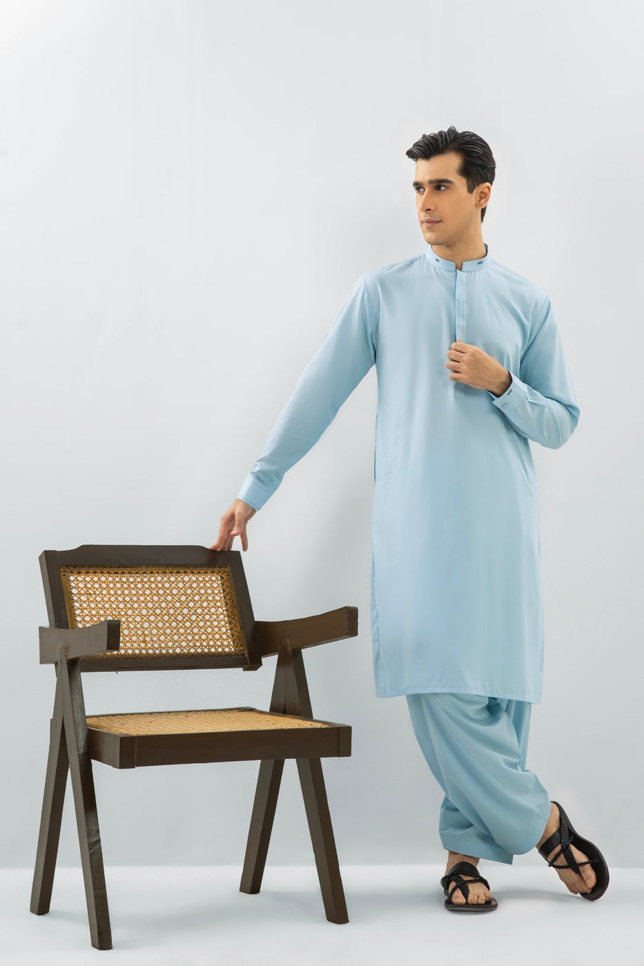 Dyed Blended Shalwar Kameez