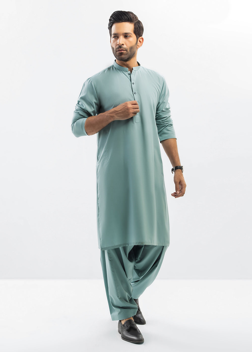 Dyed Blended Shalwar Kameez