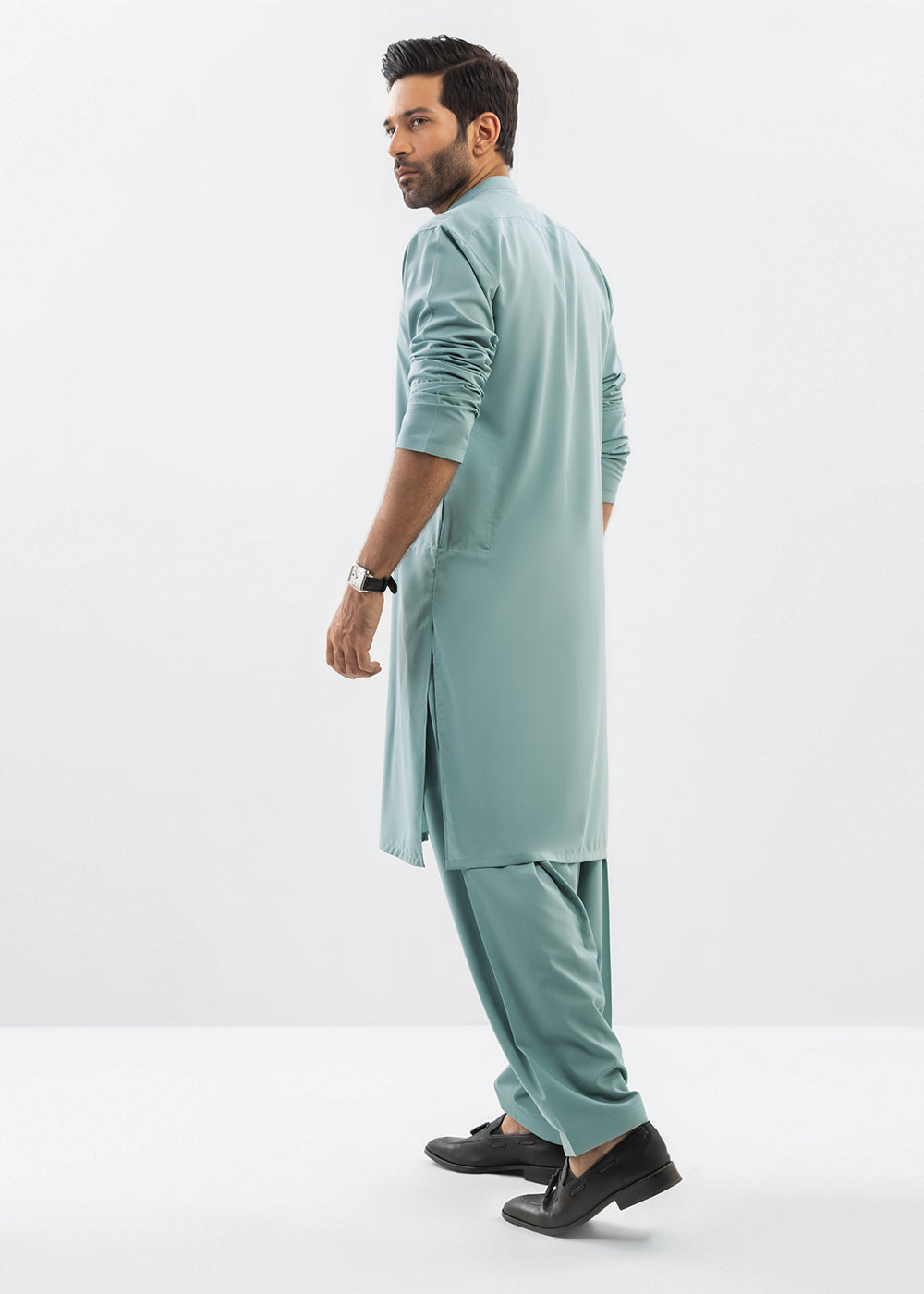 Dyed Blended Shalwar Kameez