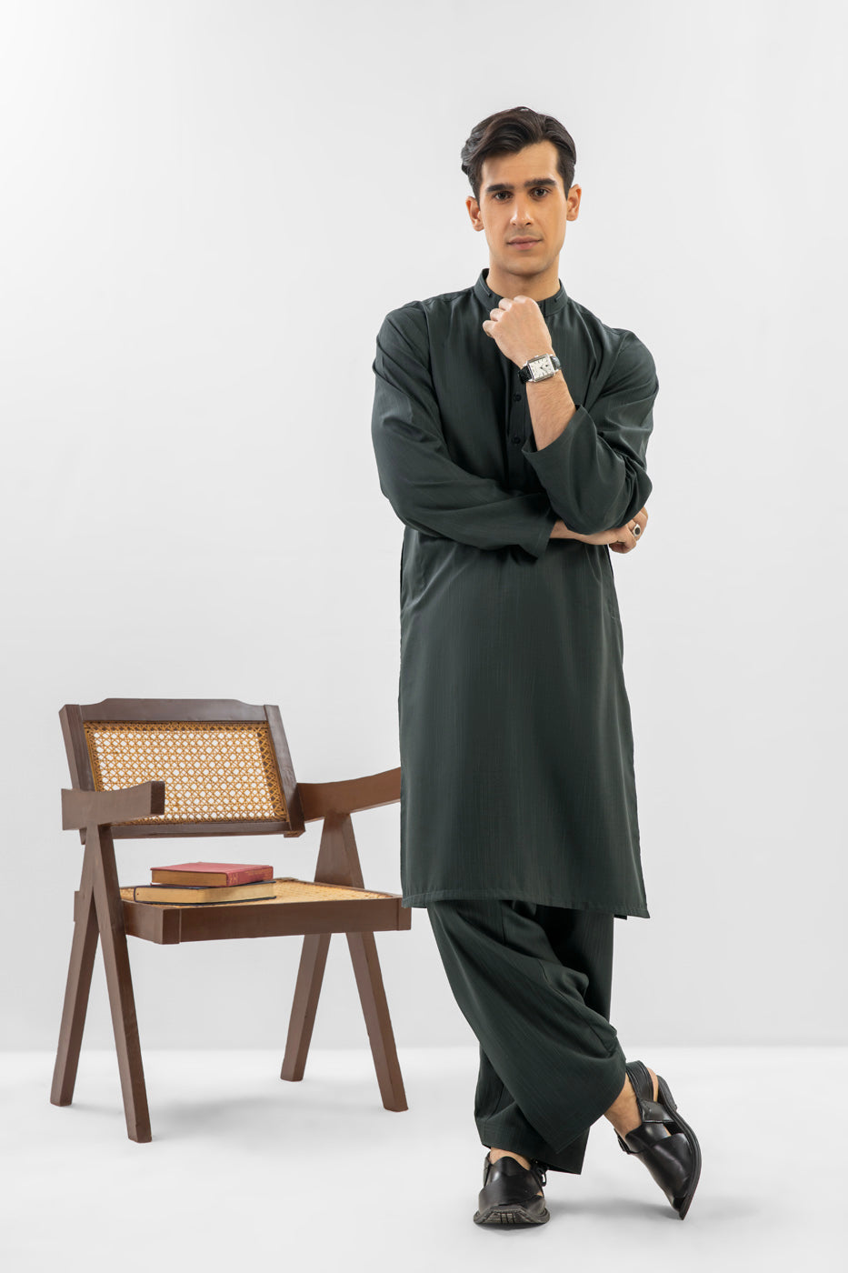 Dyed Blended Shalwar Kameez