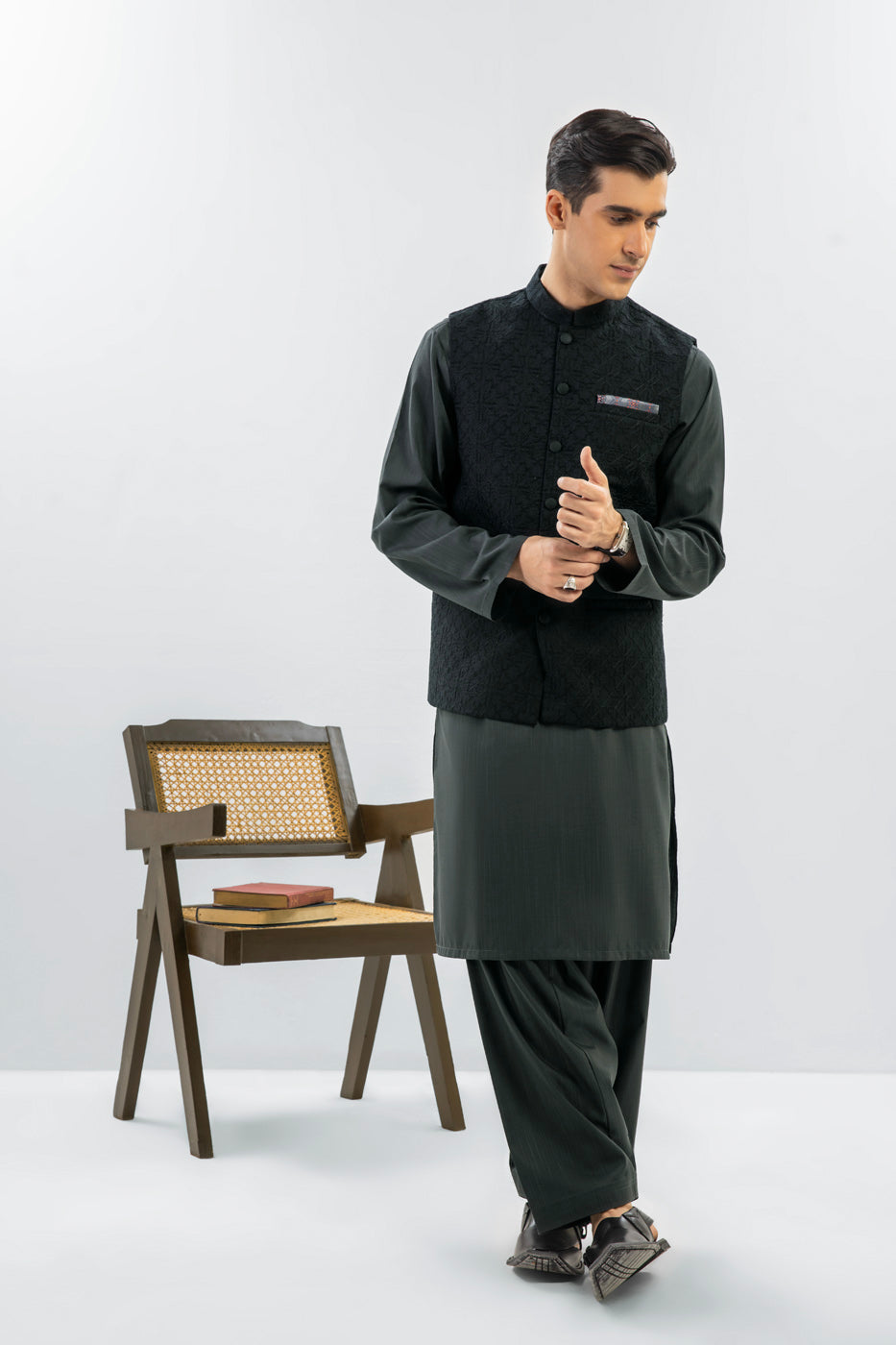 Dyed Blended Shalwar Kameez