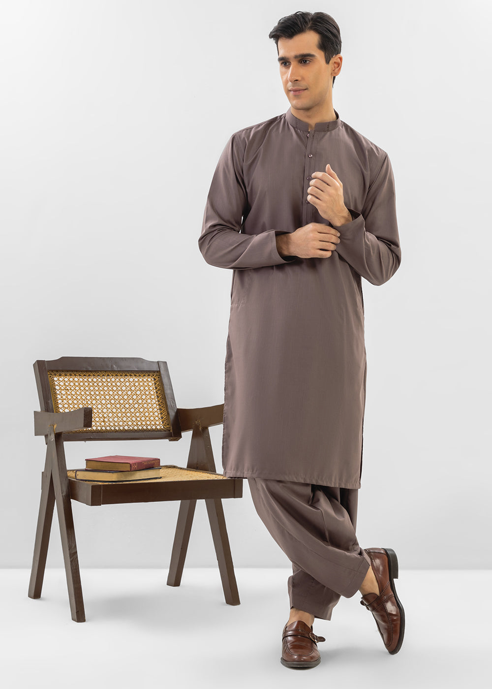Dyed Blended Shalwar Kameez