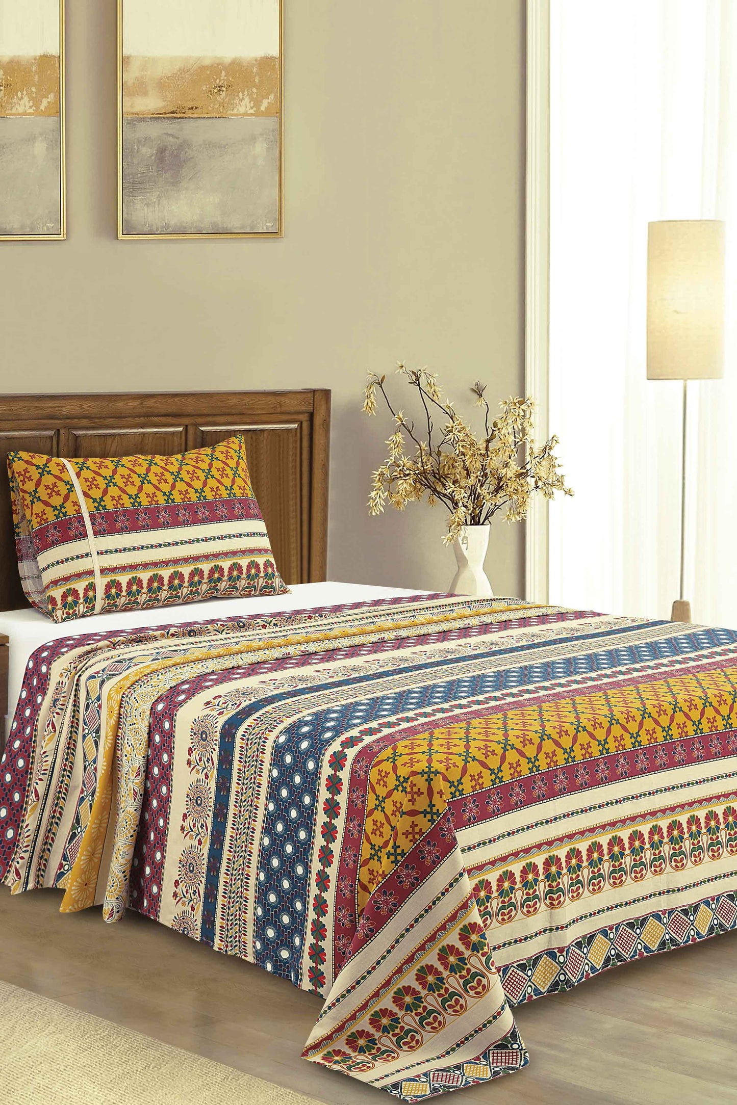 Nishat Linen - Rajistani Sheet Set