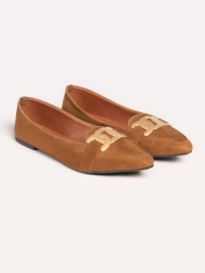 Limelight - Metallic Brooch Loafers