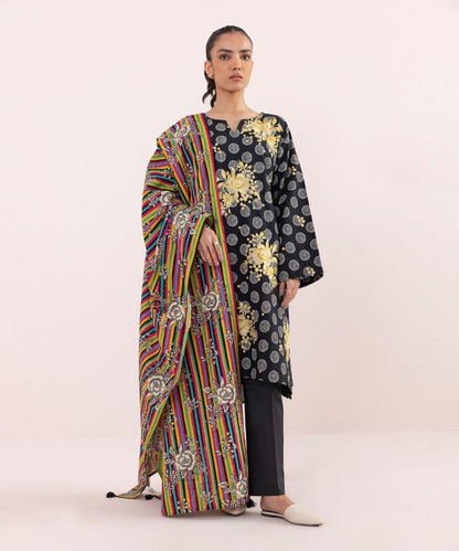 Sapphire - Printed Khaddar Dupatta