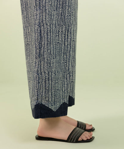 Sapphire - Printed Khaddar Culottes