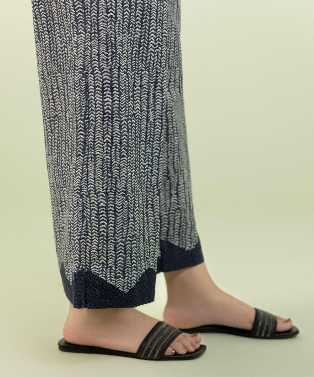 Sapphire - Printed Khaddar Culottes