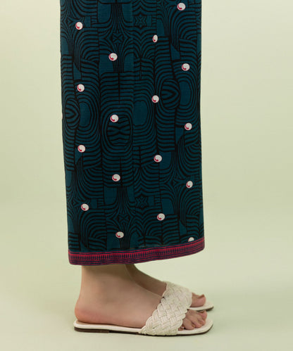 Sapphire - Printed Khaddar Culottes