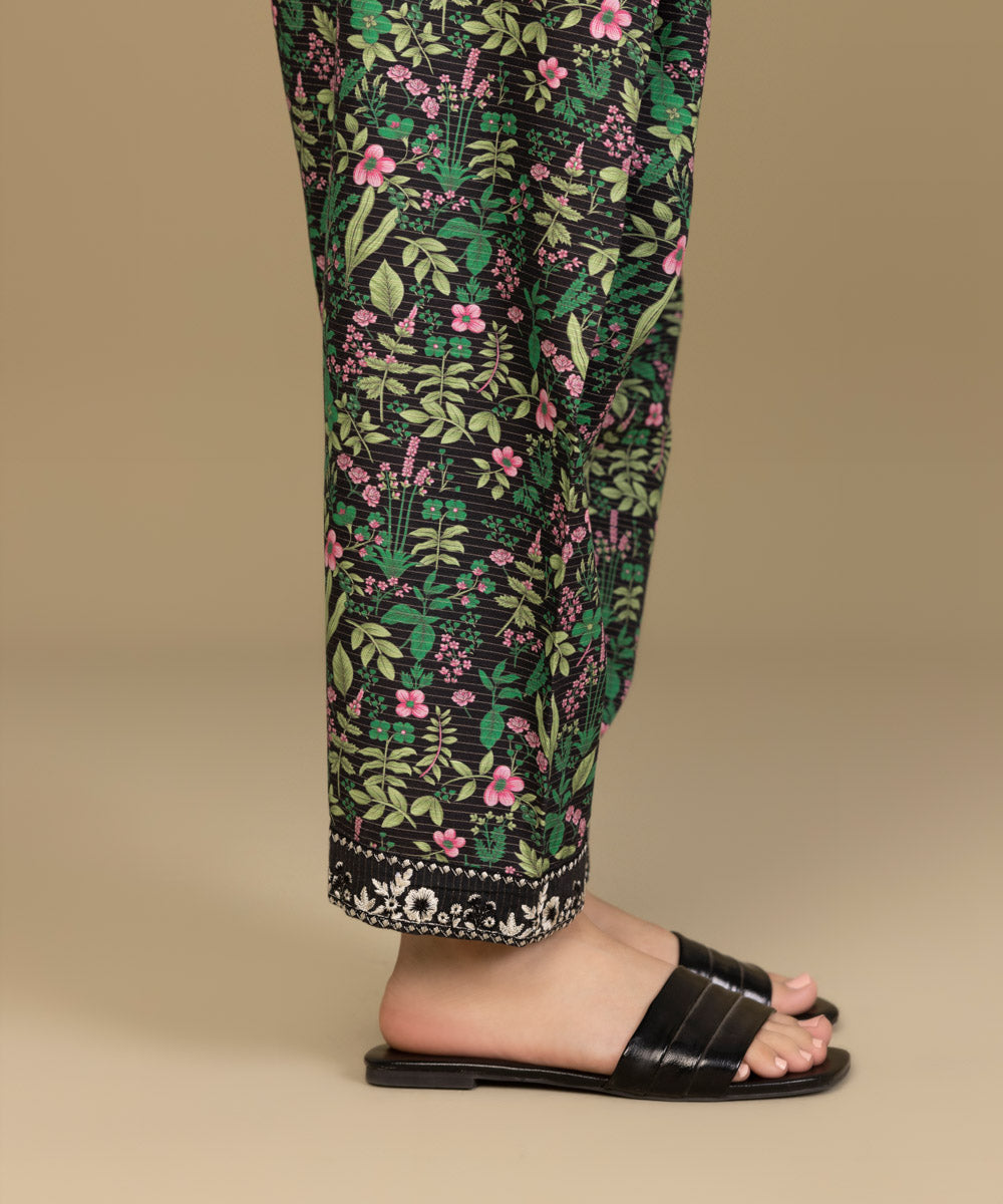 Sapphire - Embroidered Zari Khaddar Shalwar