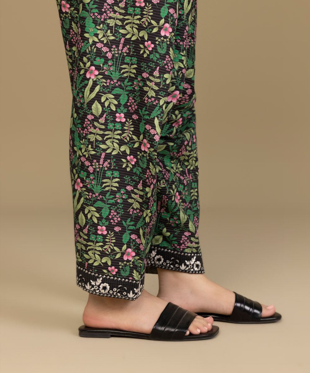Sapphire - Embroidered Zari Khaddar Shalwar